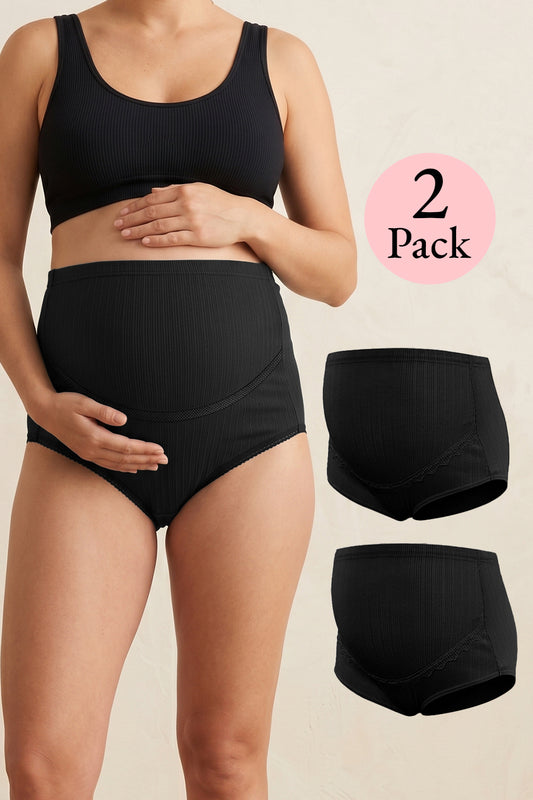 2 Pieces Maternity Support Panties