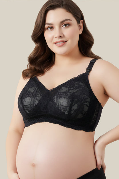 Plus Size Lace Nursing Bra