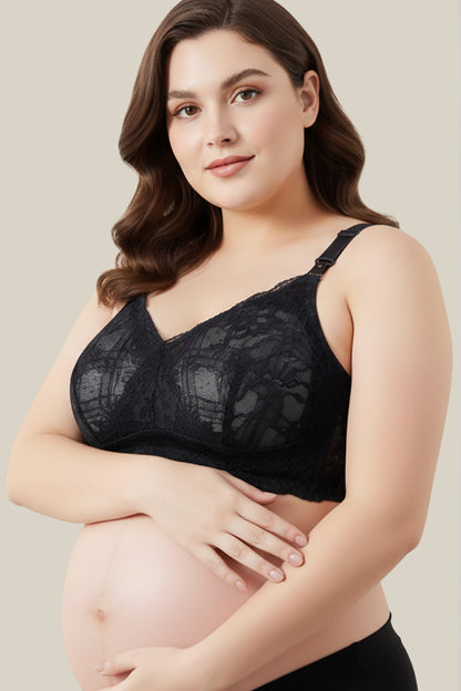 Plus Size Lace Nursing Bra