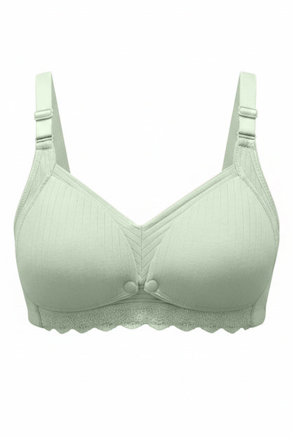 Front Snap Wirefree Nursing Bra