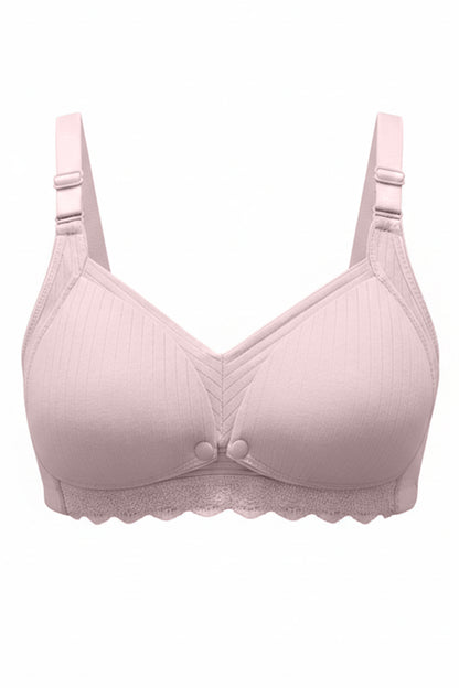 Front Snap Wirefree Nursing Bra