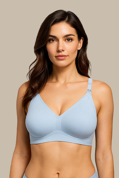 Antibacterial Silky Seamless Nursing Bra