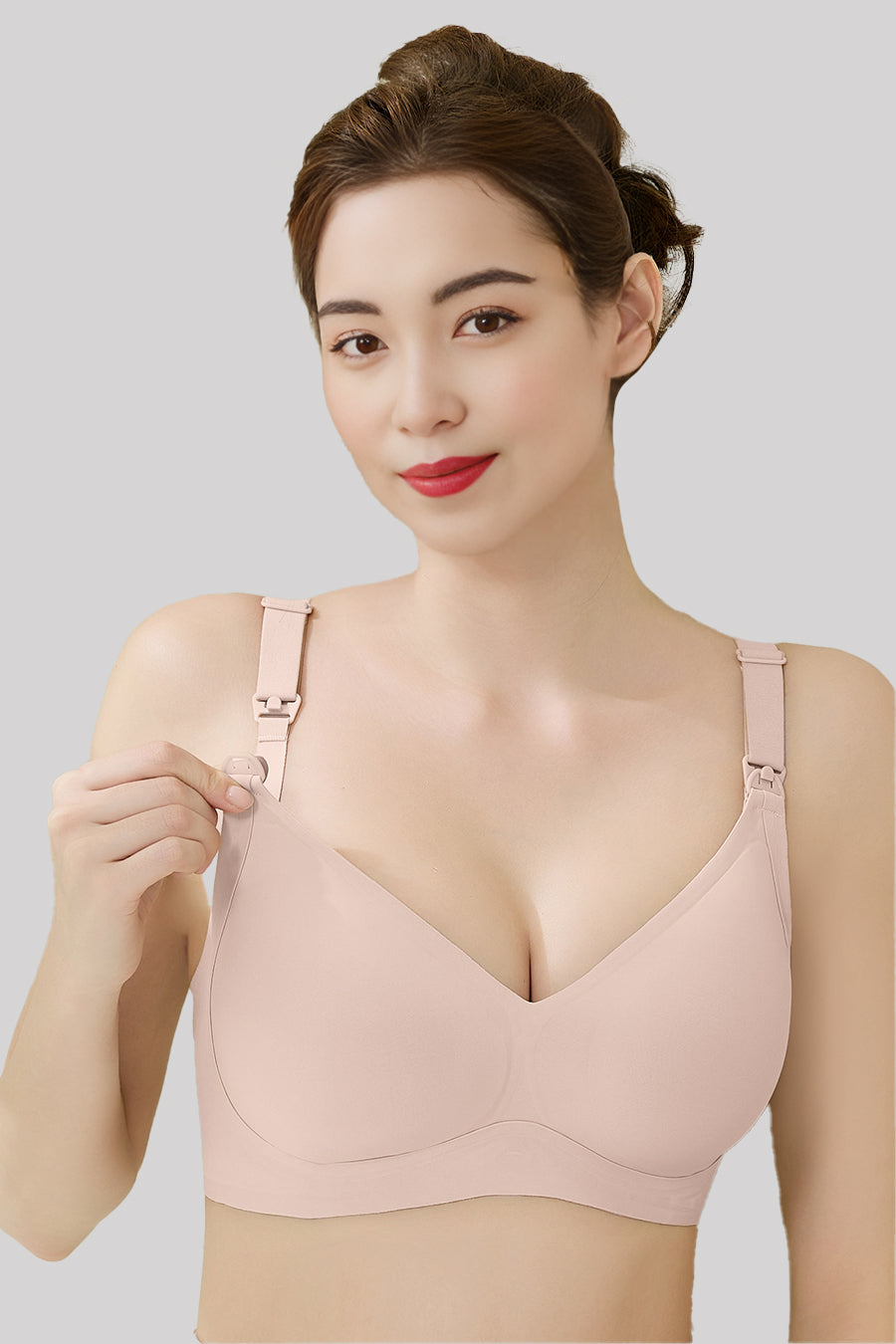 3D Water Drop Cup Antibacterial Seamless Nursing Bra
