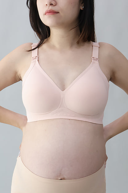 Antibacterial Silky Seamless Nursing Bra