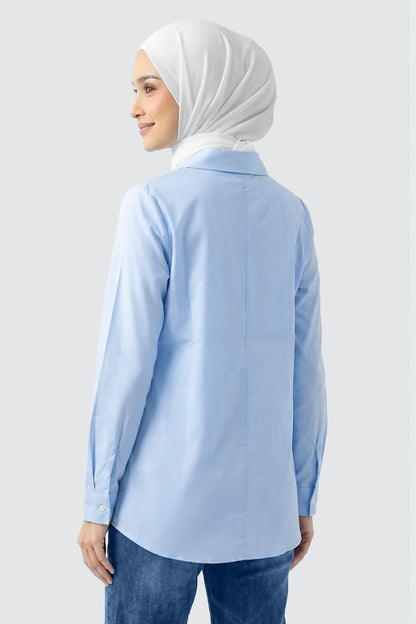 Draped Front Maternity & Nursing Shirt