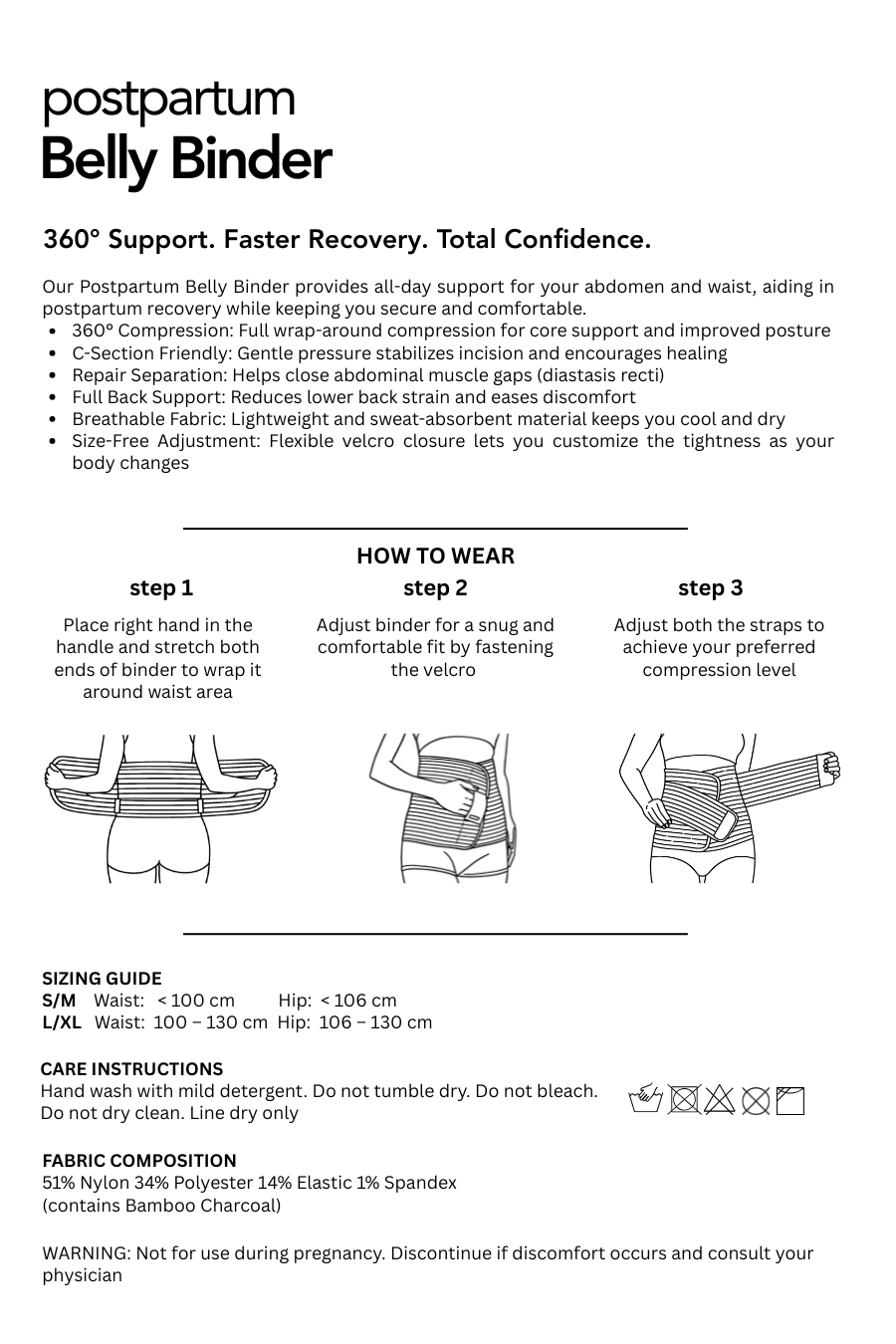 Postpartum Belly Binder