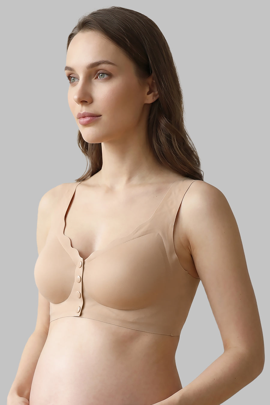 Antibacterial Front Fastening Seamless Bra