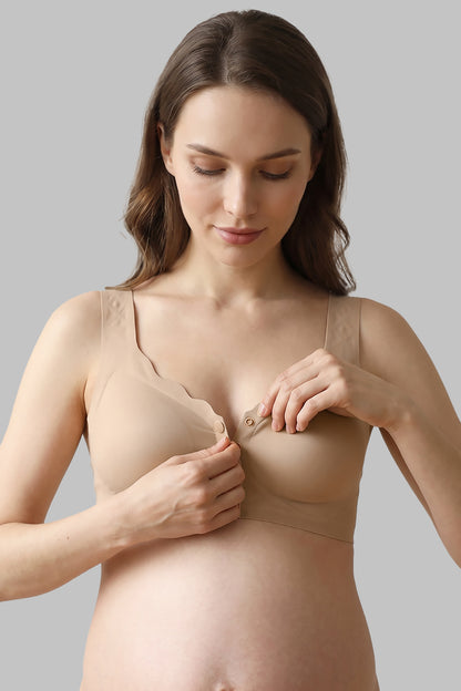 Antibacterial Front Fastening Seamless Bra