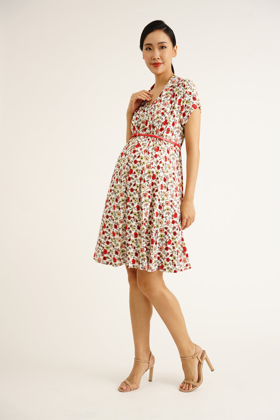 Maternity Empire Gathered Nursing Dress