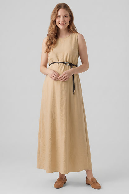 Sleeveless Swing Maxi Dress