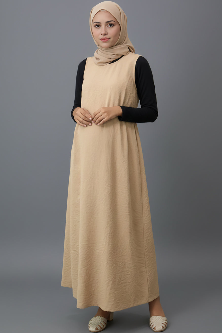 Sleeveless Swing Maxi Dress