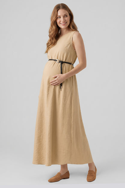 Sleeveless Swing Maxi Dress