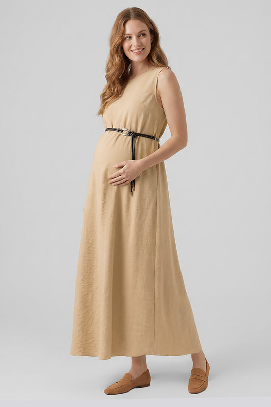 Sleeveless Swing Maxi Dress