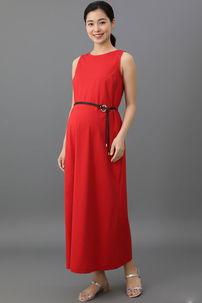 Sleeveless Swing Maxi Dress