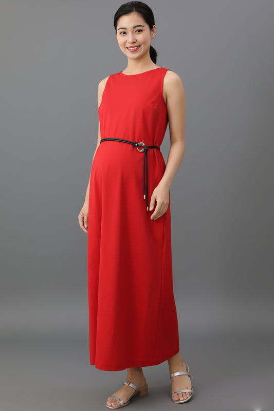 Sleeveless Swing Maxi Dress