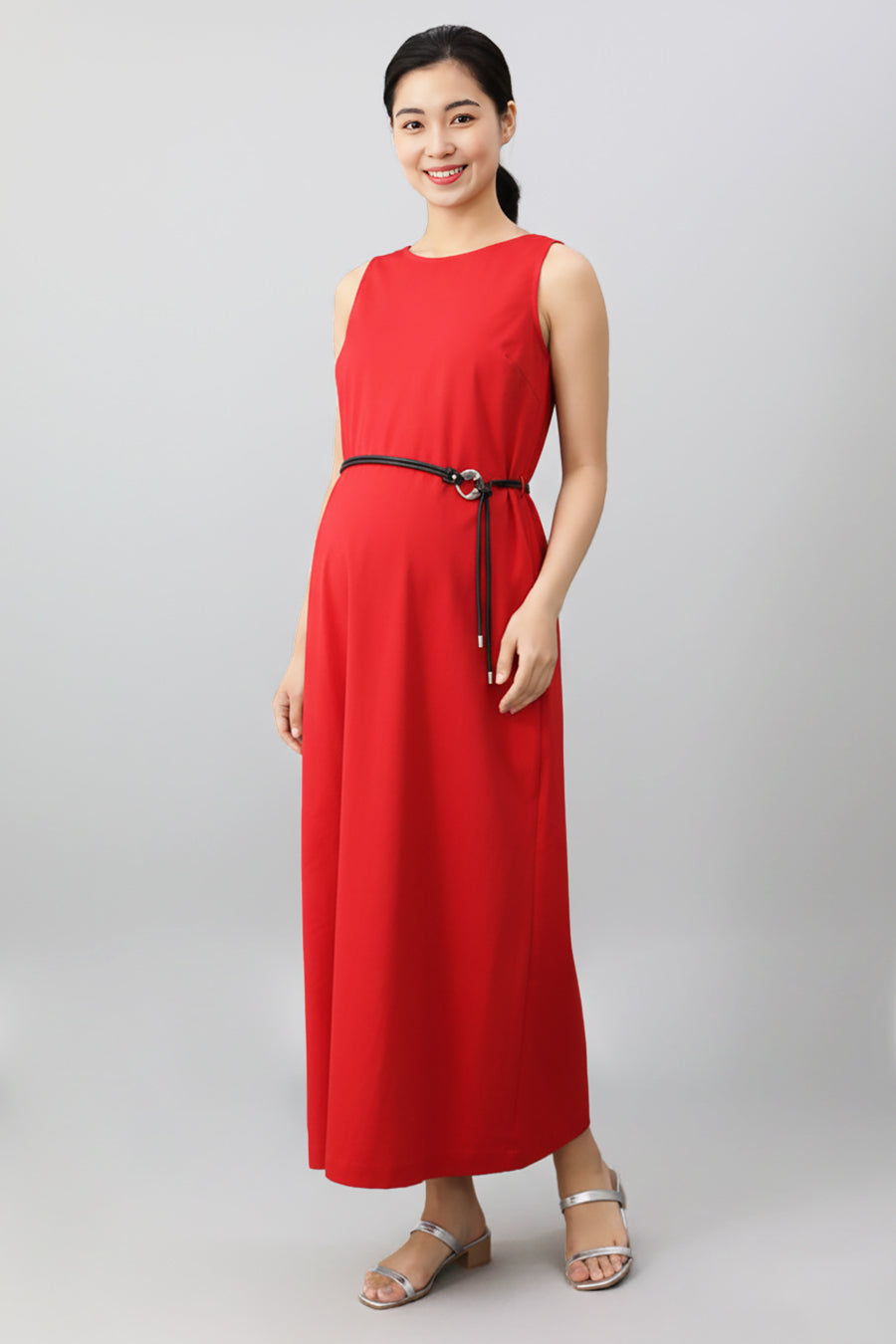 Sleeveless Swing Maxi Dress