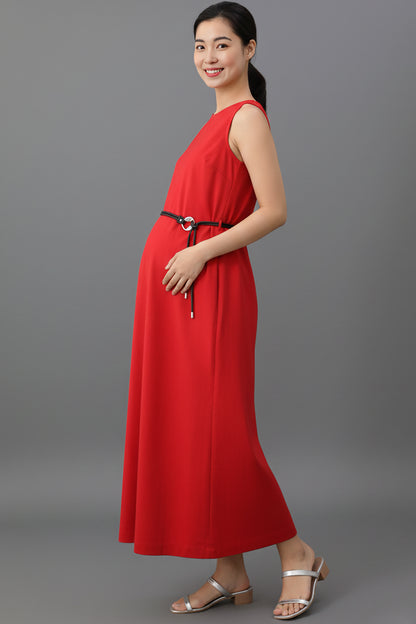 Sleeveless Swing Maxi Dress