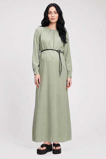 Belted Maxi Dress
