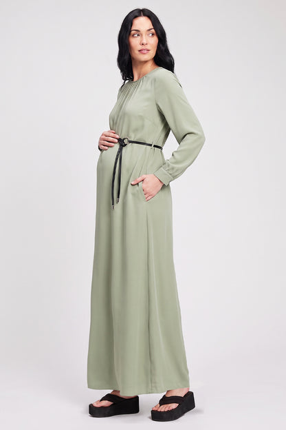 Belted Maxi Dress