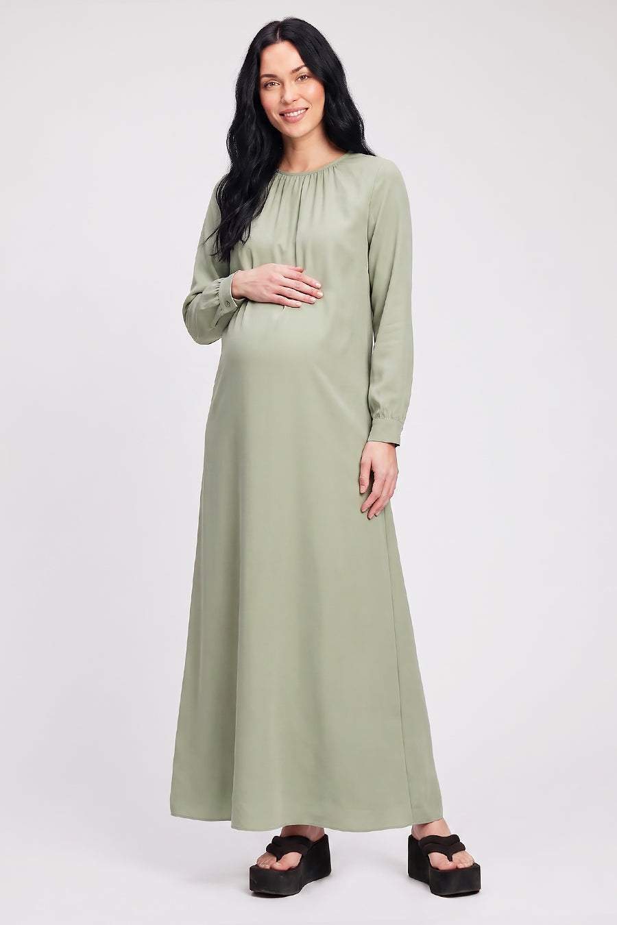 Belted Maxi Dress
