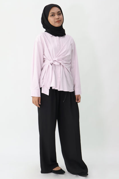 Long Sleeve Nursing Wrap Shirt