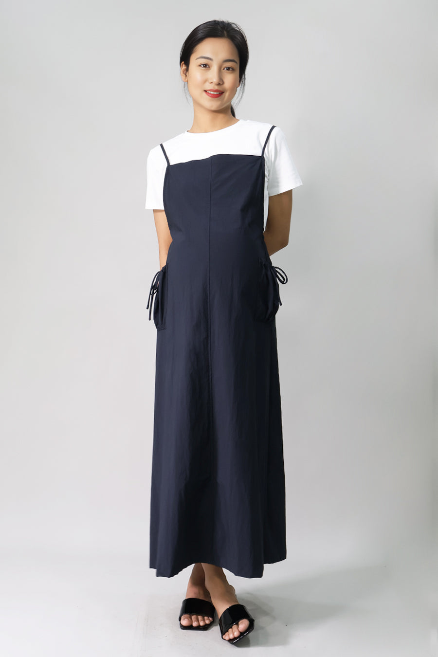 Midi Overall Dress