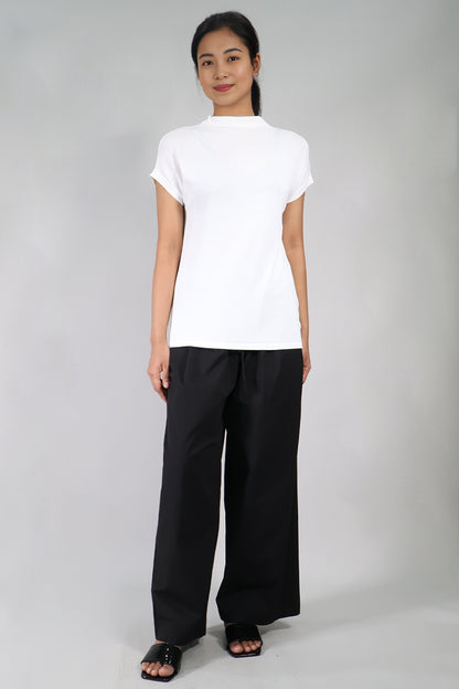 High Neck Short Sleeve Top