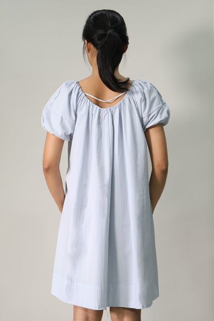 Puff Sleeve Short Dress