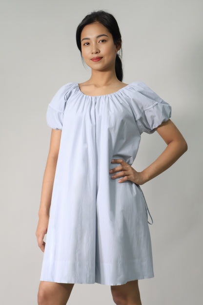 Puff Sleeve Short Dress