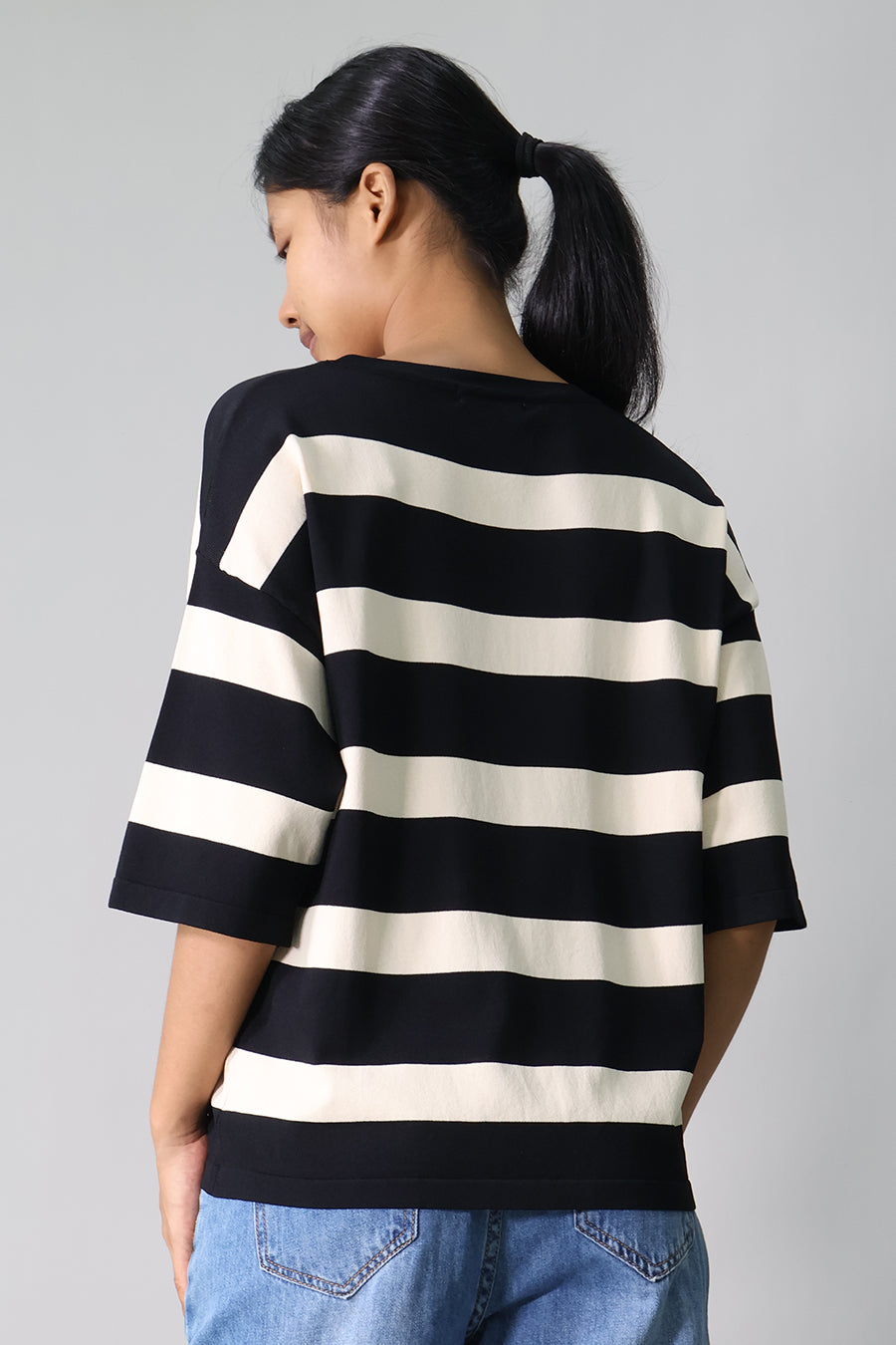Striped Knit Top