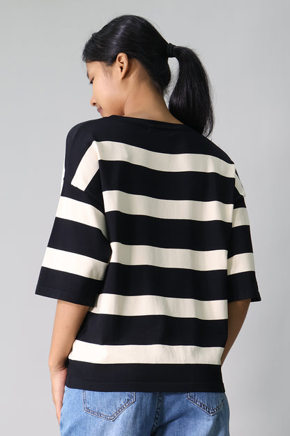 Striped Knit Top