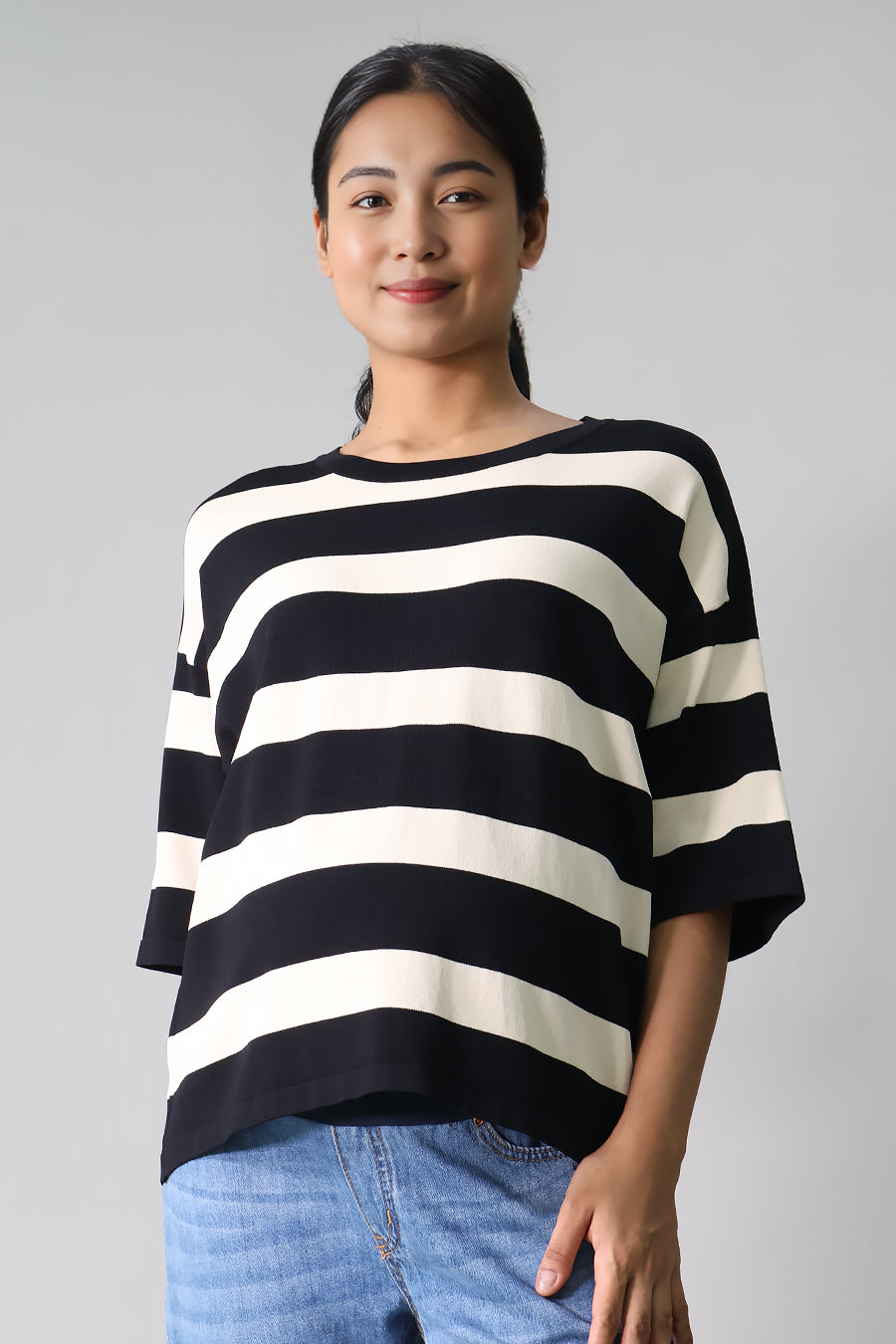 Striped Knit Top
