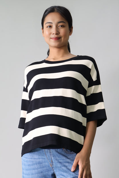 Striped Knit Top
