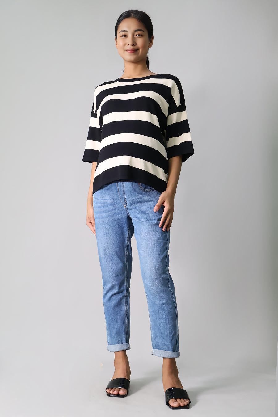 Striped Knit Top