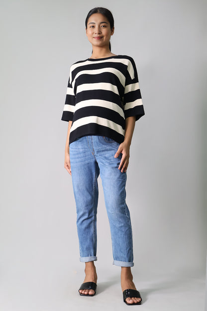 Striped Knit Top