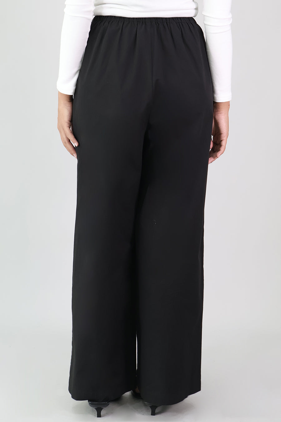 Drawstring Wide Leg Pants