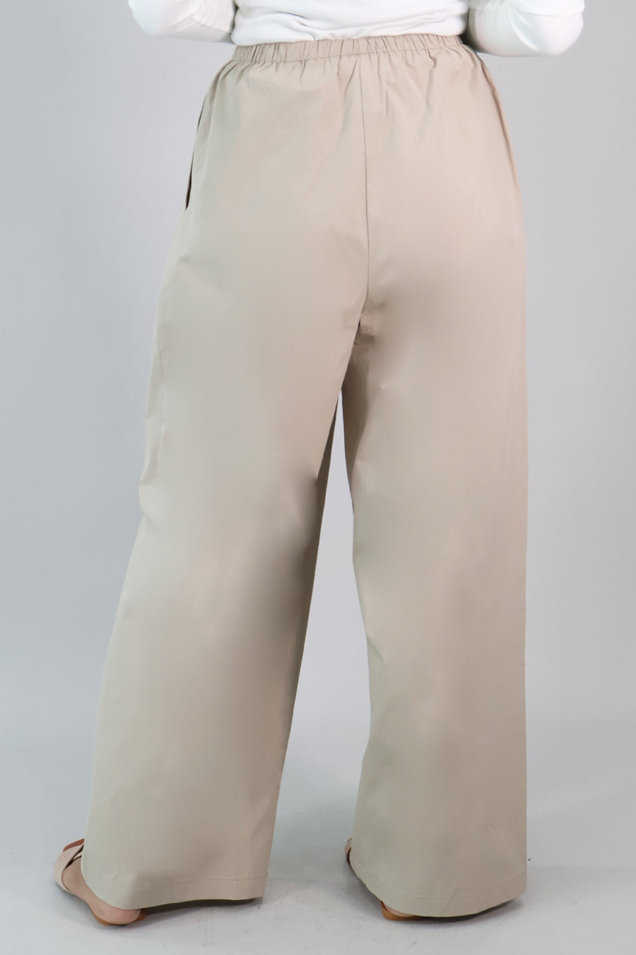 Drawstring Wide Leg Pants