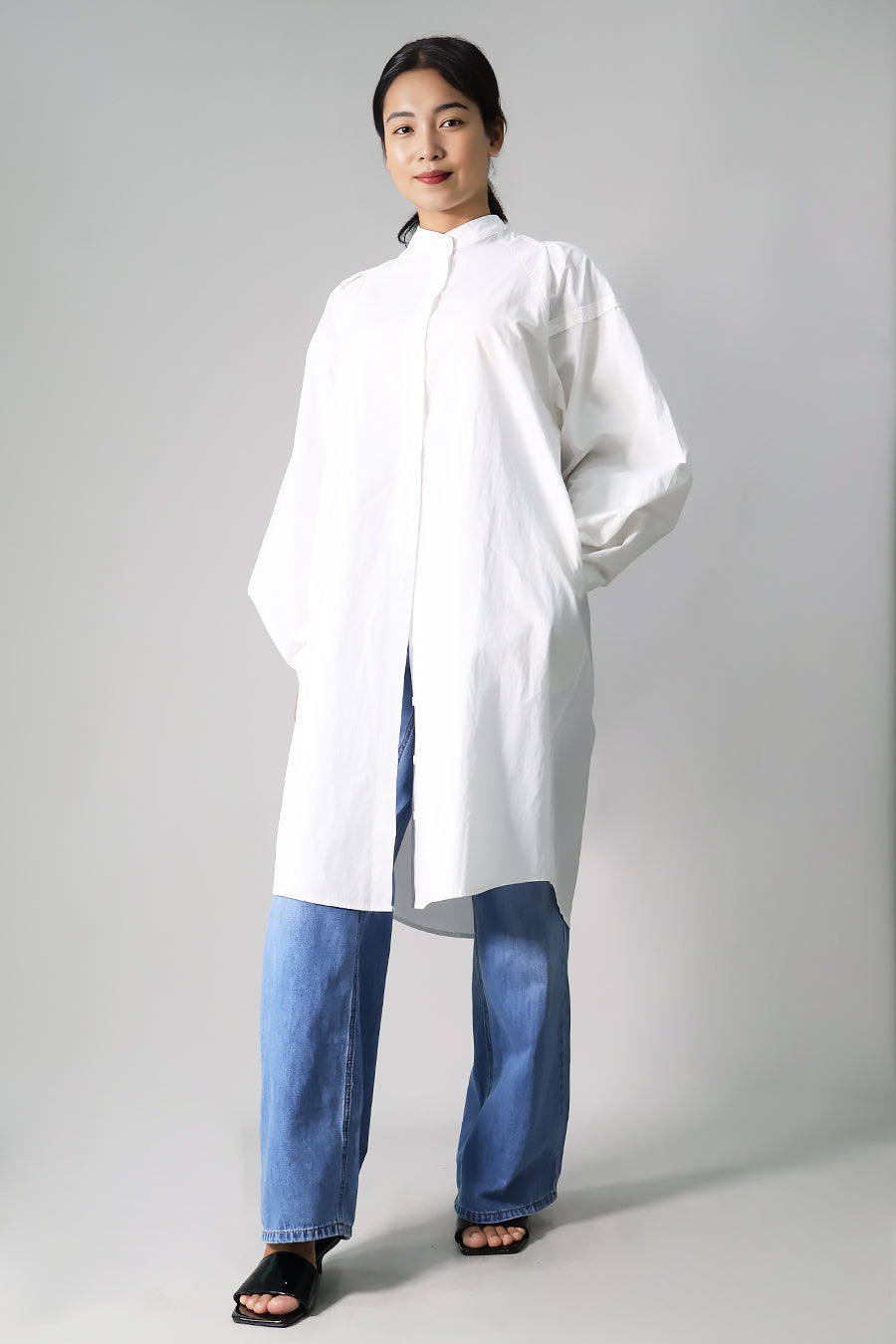 Maternity & Nursing Oversized Long Shirt