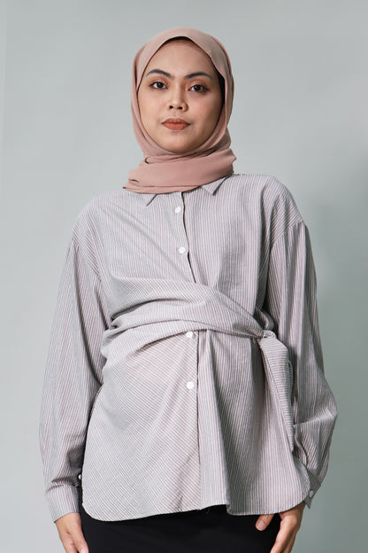 Wrap Style Maternity Nursing Blouse