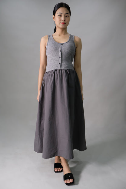 2 Piece Maternity Maxi Dress Set