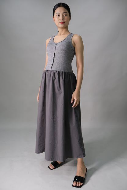 2 Piece Maternity Maxi Dress Set