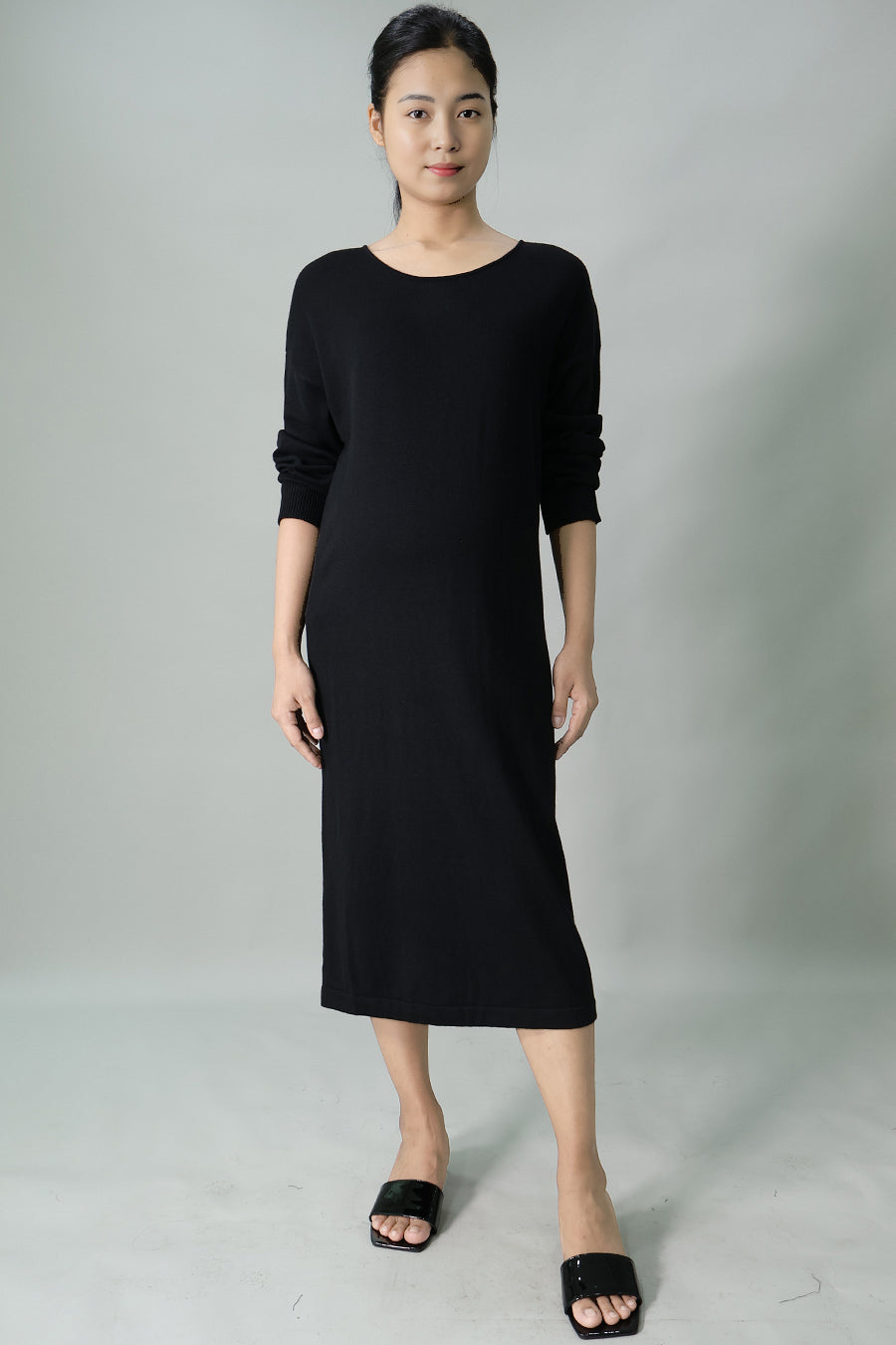 Maternity Midi Knit Dress