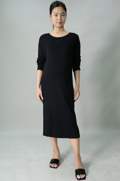 Maternity Midi Knit Dress
