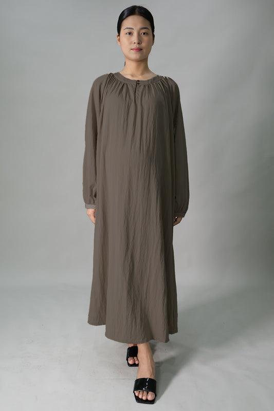 Relaxed Fit Maternity Long Dress