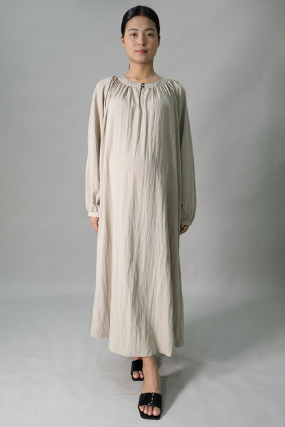 Relaxed Fit Maternity Long Dress