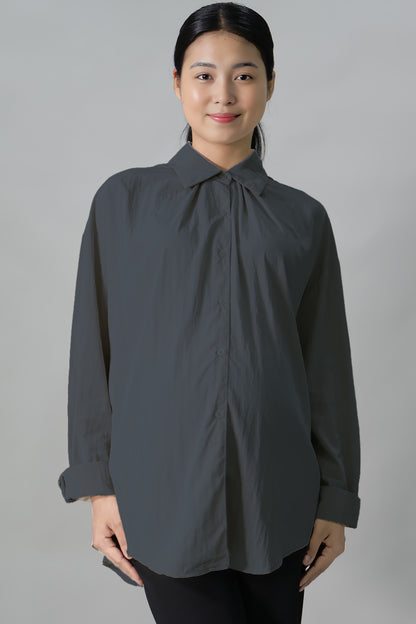 Long Sleeve Maternity & Nursing Shirt