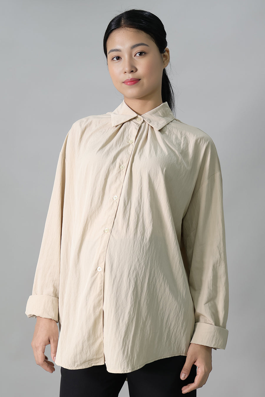 Long Sleeve Maternity & Nursing Shirt