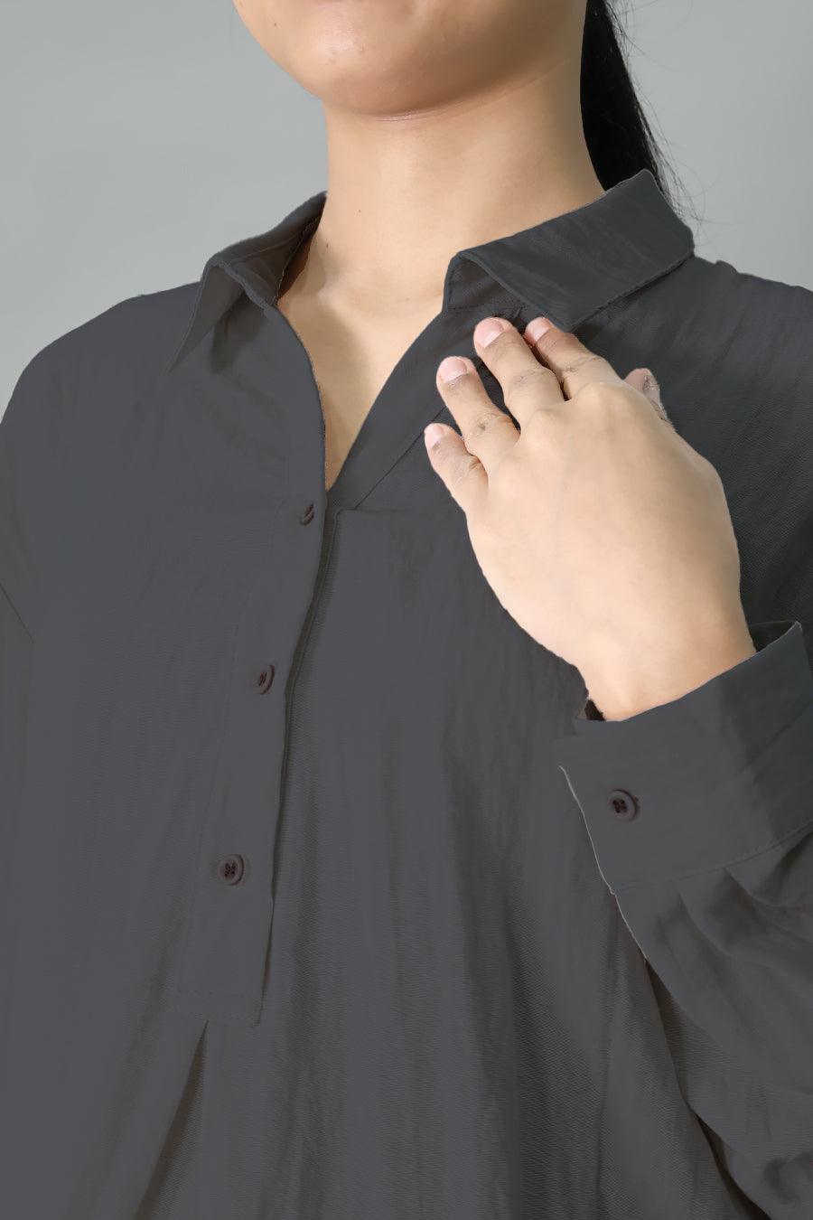 Long Sleeve Maternity & Nursing Shirt