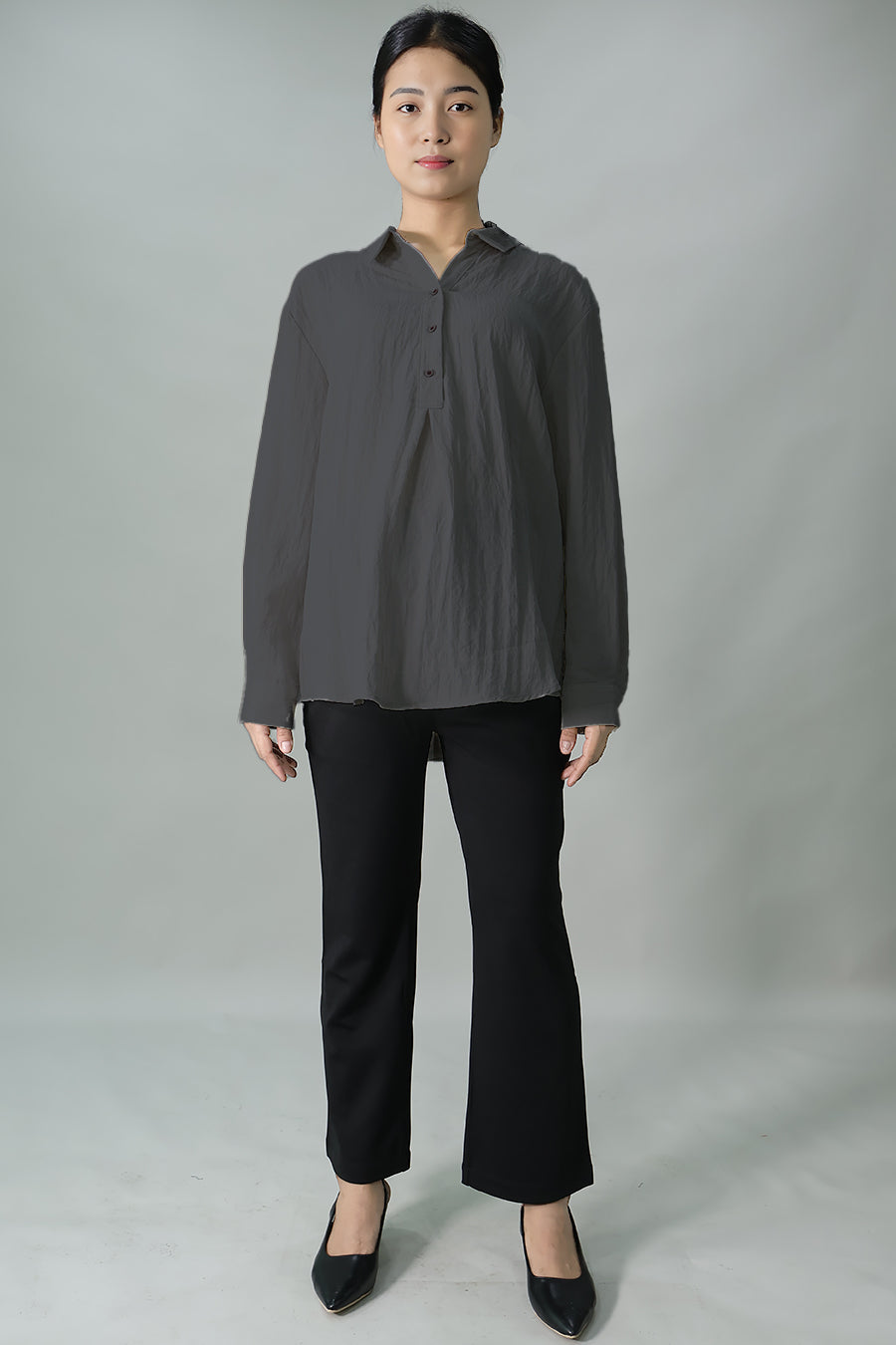 Long Sleeve Maternity & Nursing Shirt