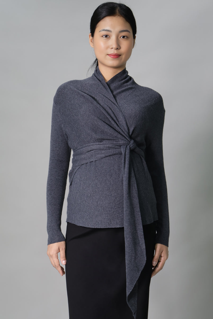 Maternity Wrap Knit Top